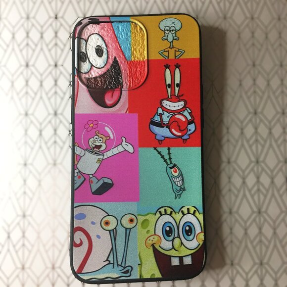 SPONGEBOB AND FRIENDS COLLAGE iPhone 12 Case NEW! - Picture 4 of 7